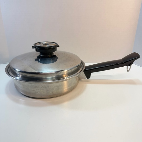 Seal-Rite Other - Seal-Rite 7 1/2" Saucepan T304 Stainless Steel Temp-Tone Lid USA 5 Ply Vented